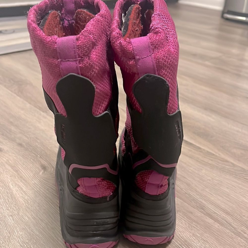 Girls KAMIK Pink Winter Boots Size 5 (Big Girl) - Picture 4 of 6